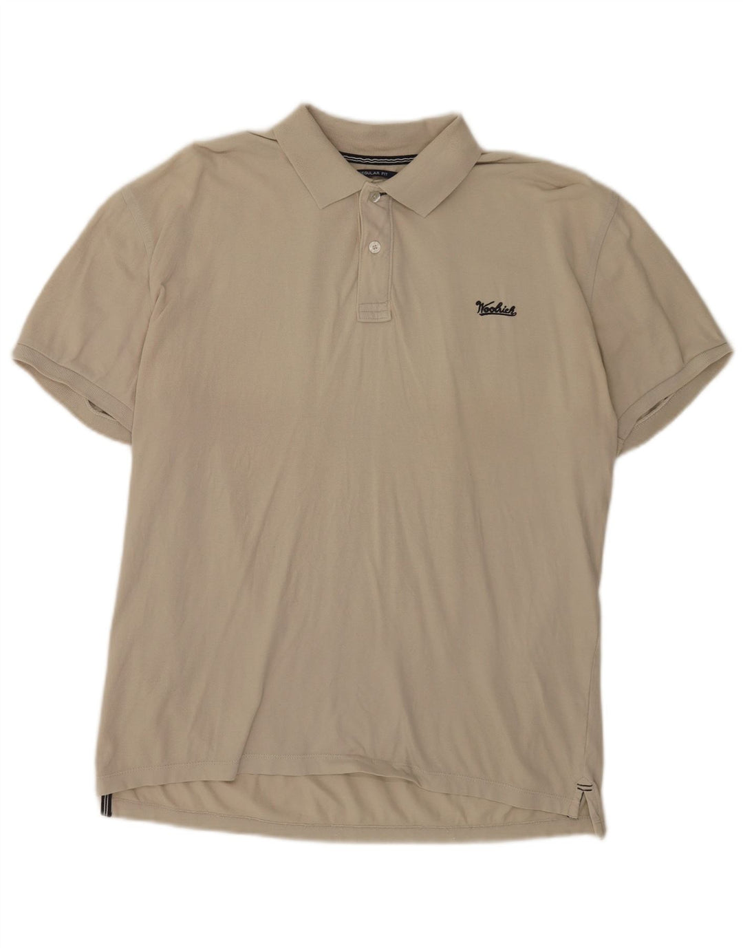Woolrich Polo Regular Fit De Algodón Beige Medio Para Hombre