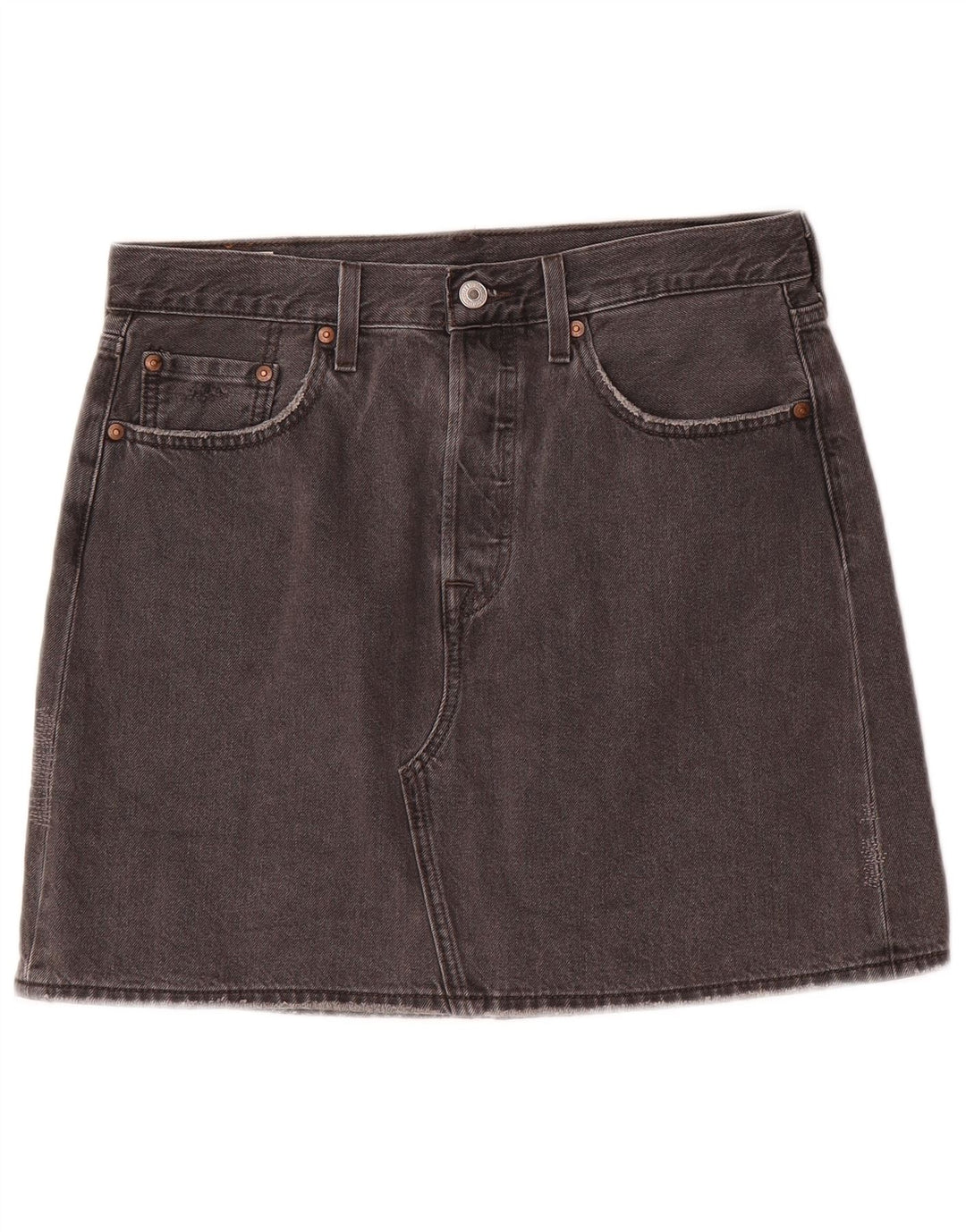LEVI'S Minifalda Vaquera Mujer W30 Algodón Marrón Medio