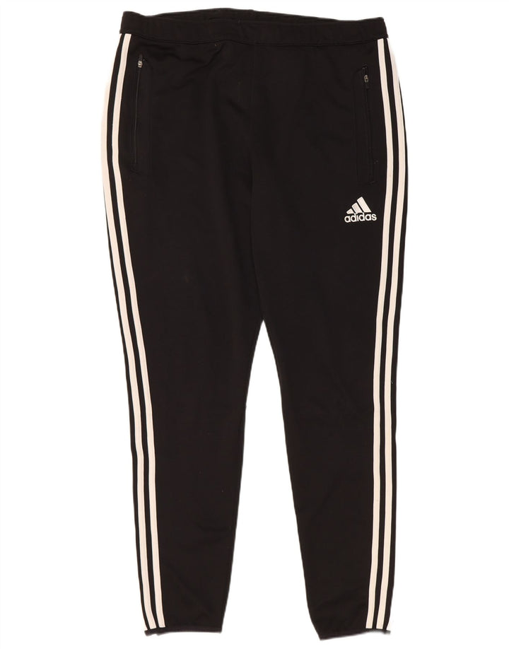 Adidas Mens Climacool Chándal Pantalones Grande Negro Poliéster