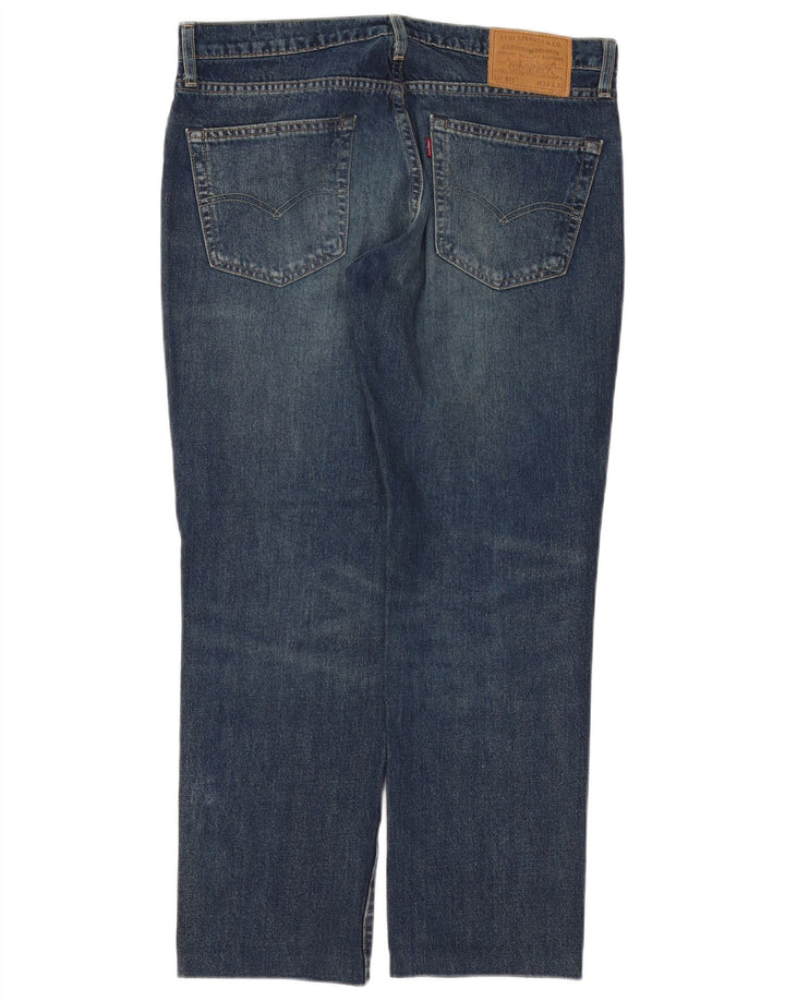 Levi's Hombre 511 Slim Jeans W33 L28 Algodón Azul