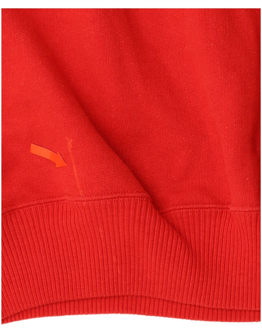 JOY Sudadera con Cuello y Cremallera para Mujer UK 10 Small Red Cotton