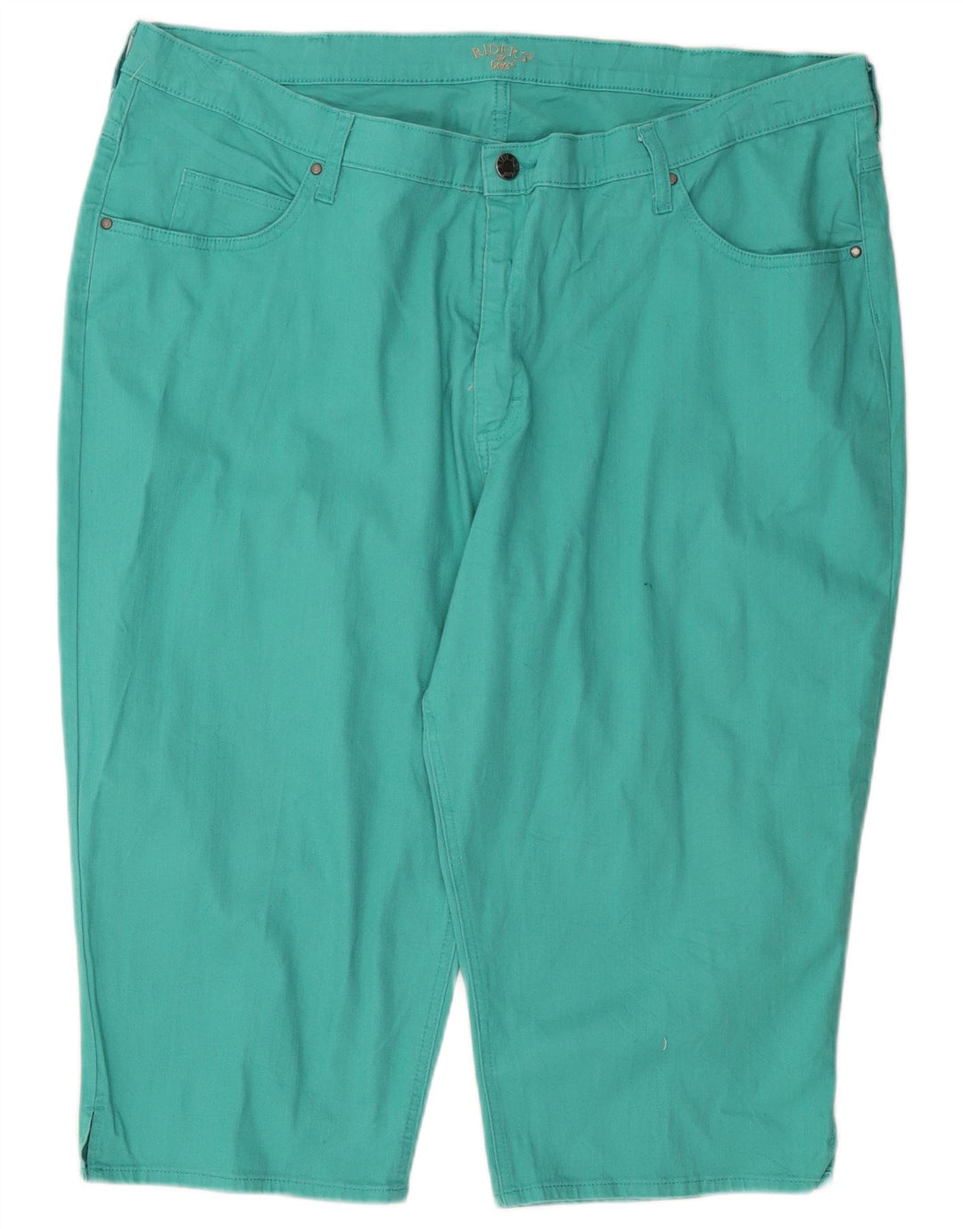 Pantalones Capri Lee Riders Mujer W44 L18 Turquesa