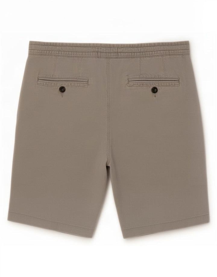 Marks & Spencer Pantalones cortos chinos para hombre, talla grande, W34, lino gris