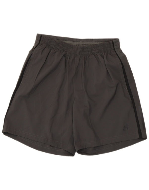 Adidas Mens Climalite Sport Shorts Pequeño Gris
