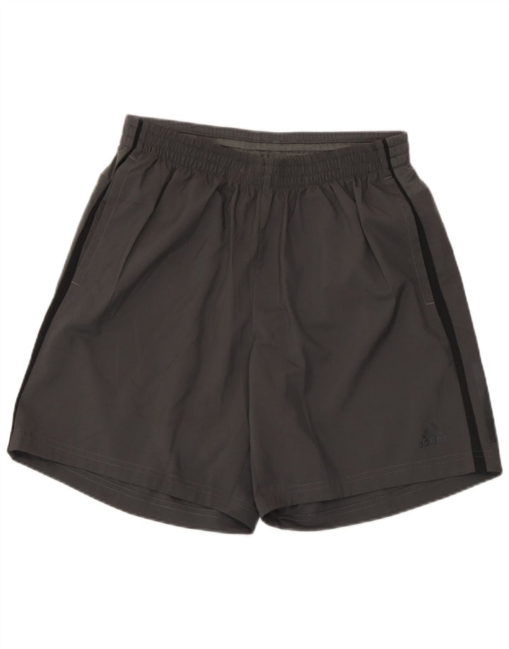 Adidas Mens Climalite Sport Shorts Pequeño Gris