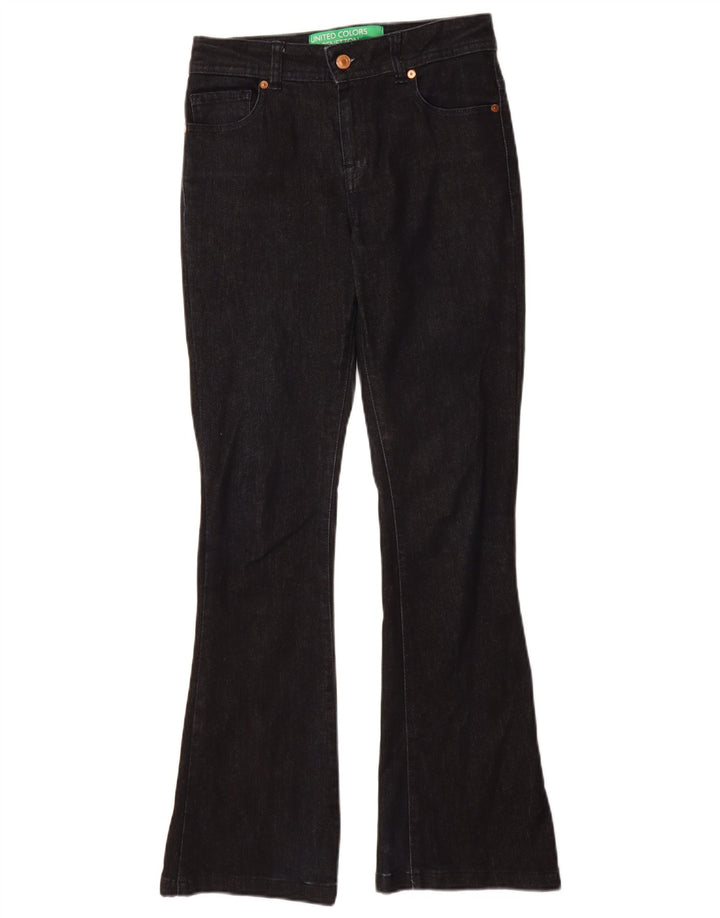 Vaqueros Bootcut Mujer Benetton W27 L30 Azul Marino Algodón