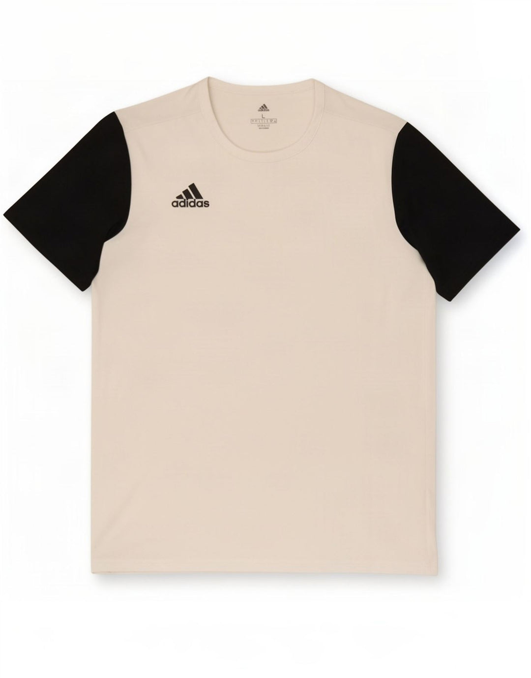 Adidas Mens Climalite Camiseta Top Grande Blanco Colorblock