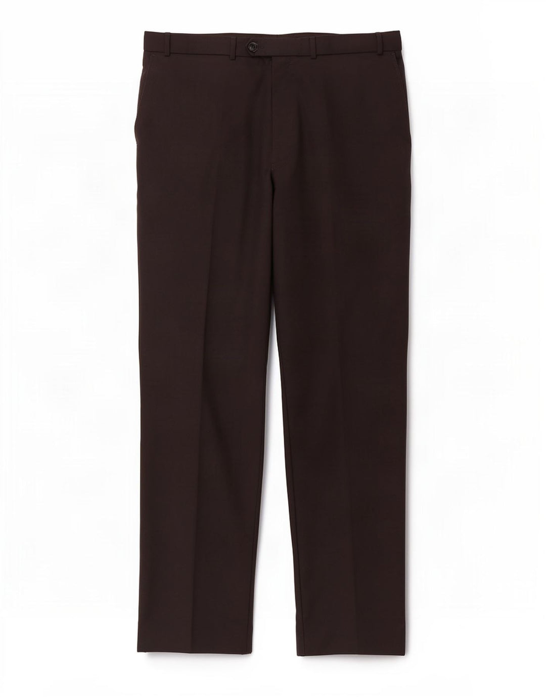 Marks & Spencer Pantalón de traje recto para hombre W40 L31 Lana negra