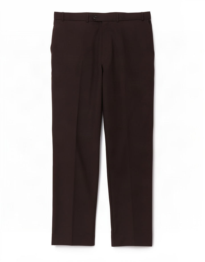 Marks & Spencer Pantalón de traje recto para hombre W40 L31 Lana negra