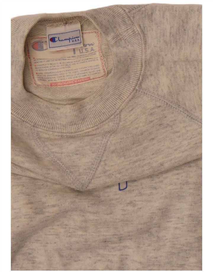 Champion Sudadera extragrande con estampado gráfico para niñas 9-10 años Gris medio
