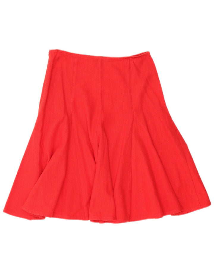 Falda acampanada Moschino para mujer IT 40 Small W28 Rojo