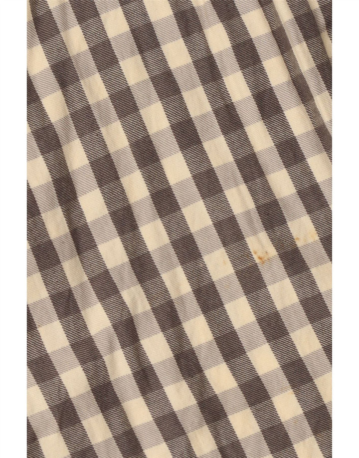 Superdry Camisa De Franela De Algodón A Cuadros Gris Pequeño Para Hombre