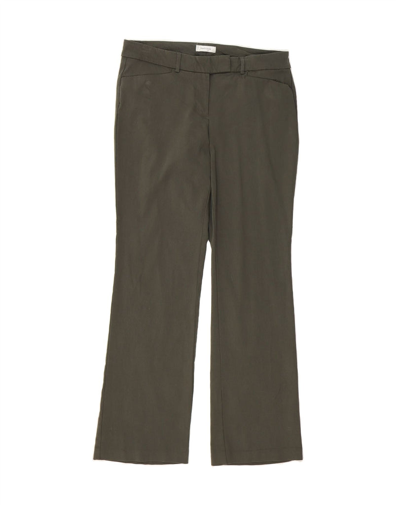 VAN HEUSEN Womens Straight Casual Trousers US 8 Medium W32 L31 Khaki Rayon Vintage Van Heusen and Second-Hand Van Heusen from Messina Hembry 