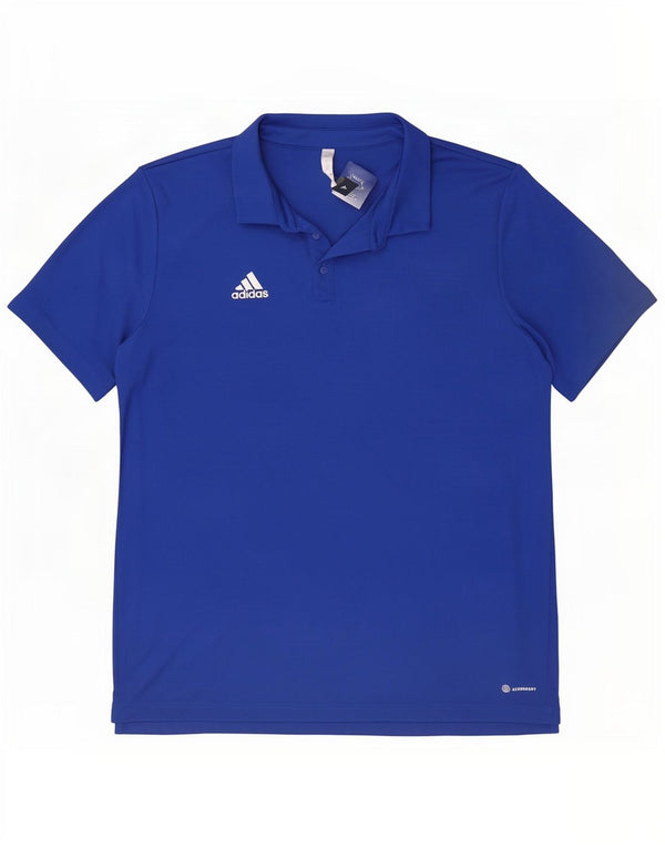 Adidas Polo Aeroready para hombre 2XL Poliéster azul