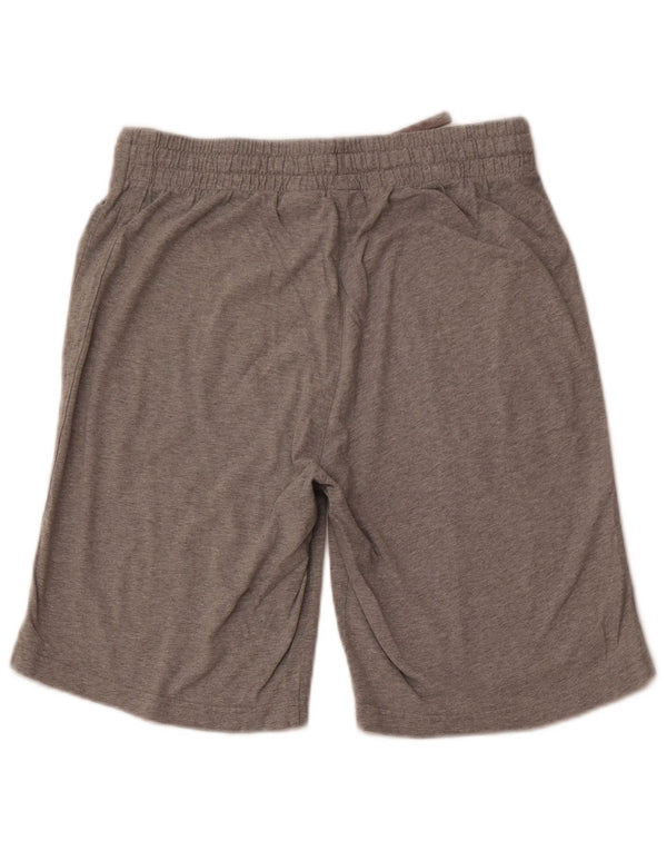 Pantalones cortos deportivos NIKE para hombre de algodón gris medio
