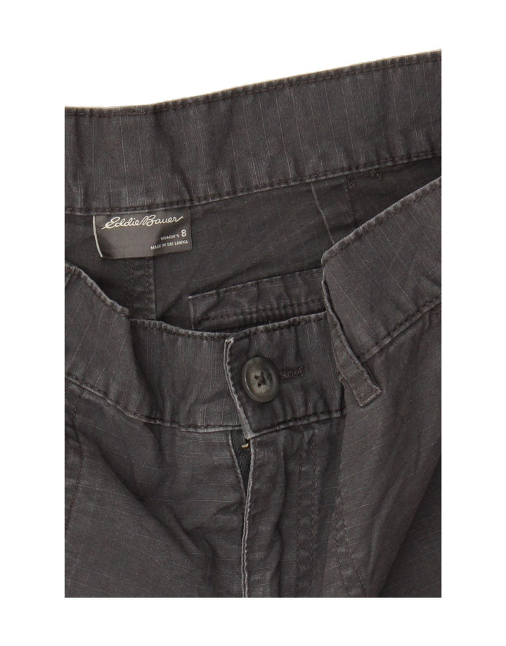 EDDIE BAUER Womens Chino Shorts US 8 Medium W30 Grey Cotton Vintage Eddie Bauer and Second-Hand Eddie Bauer from Messina Hembry 