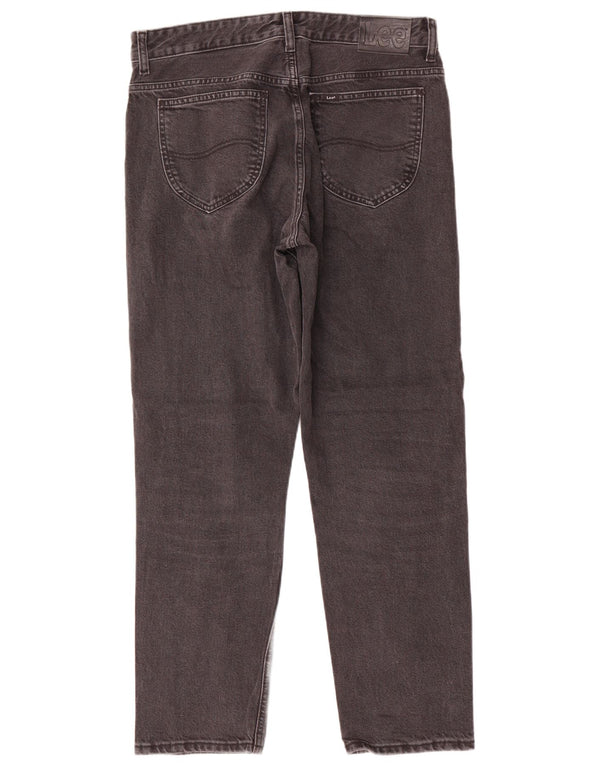 Lee Vaqueros Rectos Rider Para Hombre W31 L31 Algodón Gris