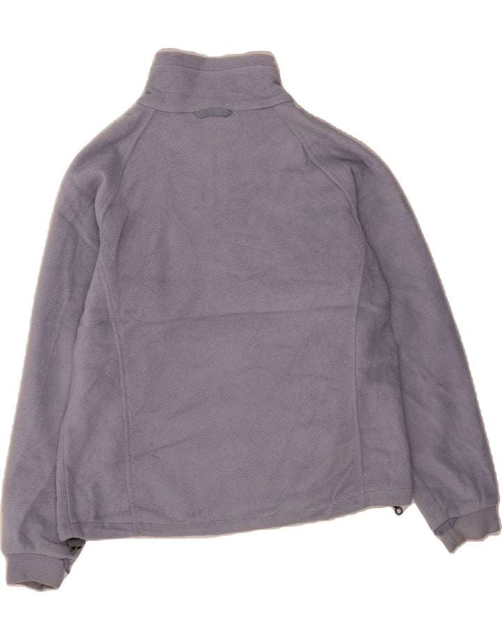 COLUMBIA Womens Fleece Jacket UK 14 Medium Purple Polyester Vintage Columbia and Second-Hand Columbia from Messina Hembry 