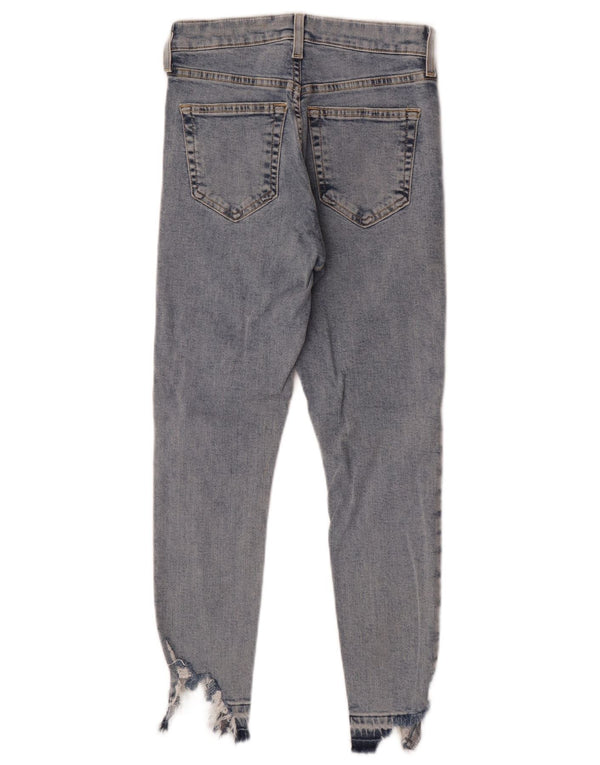 Topshop Vaqueros ajustados y desgastados Jamie para mujer W26 L24 Algodón azul