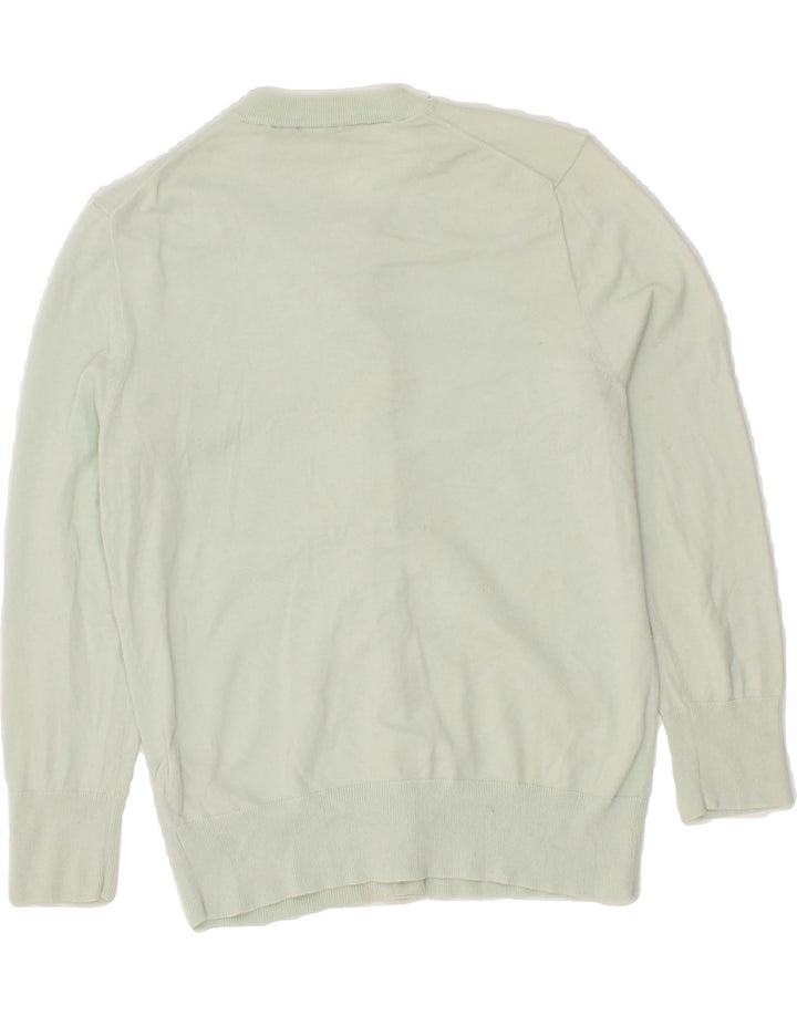 J. CREW Womens Cardigan Sweater UK 12 Medium Blue Cotton Vintage J. Crew and Second-Hand J. Crew from Messina Hembry 