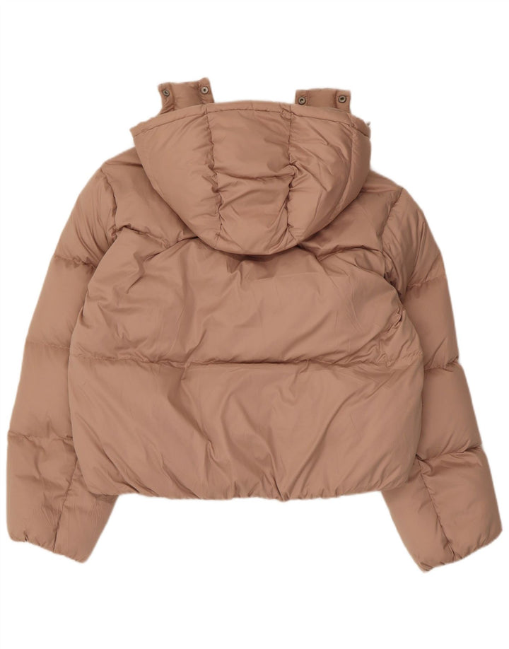 Levi's Chaqueta acolchada extragrande con capucha para mujer UK 10 Small Poliéster morado