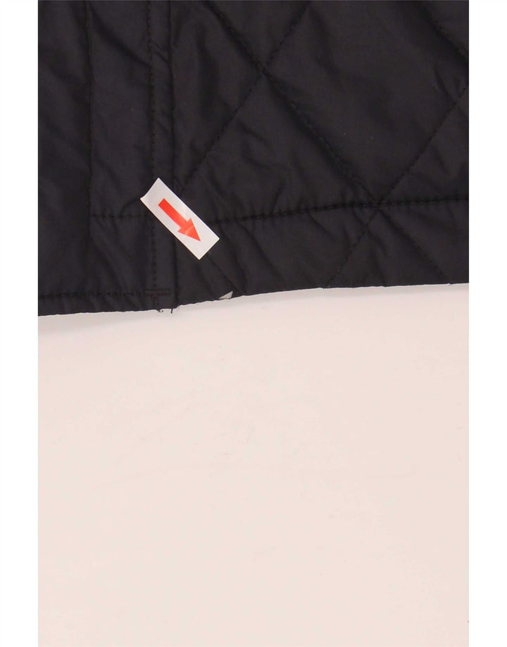 Adidas Chaqueta acolchada para hombre UK 38 Medium Negro Poliéster