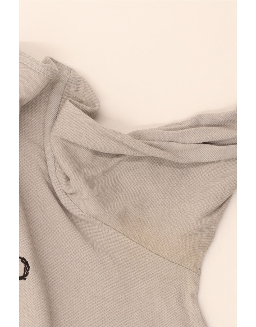 Fred Perry Polo De Manga Larga Para Hombre Clásico De Algodón Gris Medio