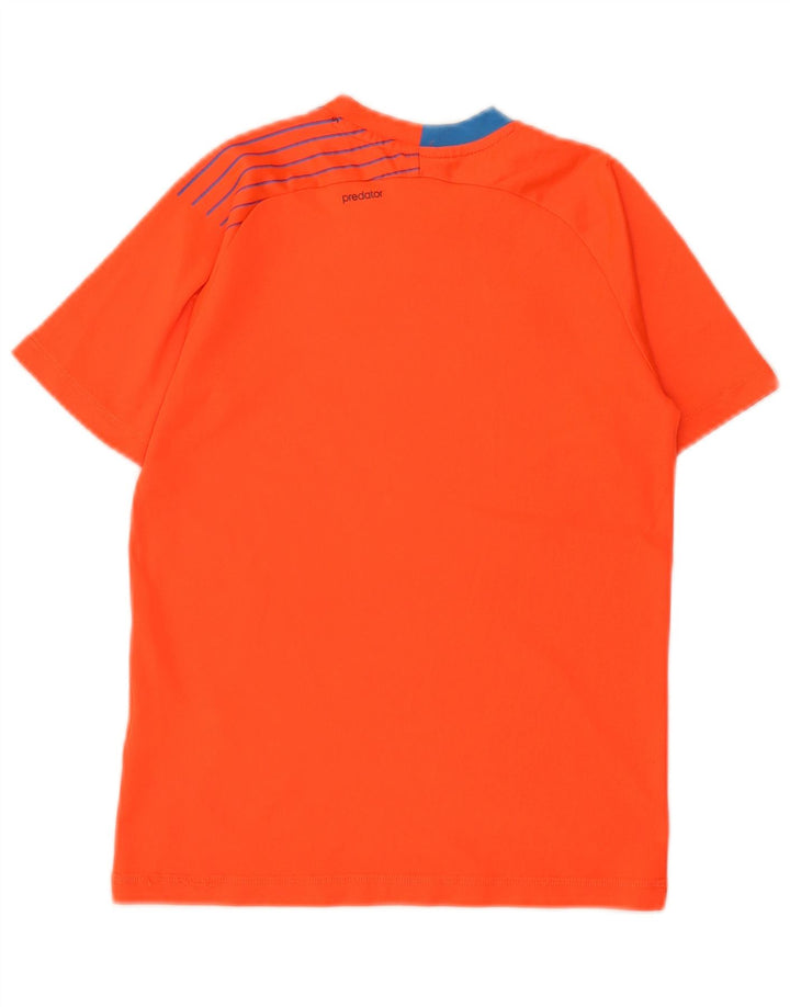 Adidas Camiseta Predator para niños 11-12 años Naranja Colorblock Poliéster