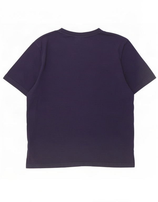 Kappa Hombre Camiseta Gráfica Top XL Azul Marino Algodón
