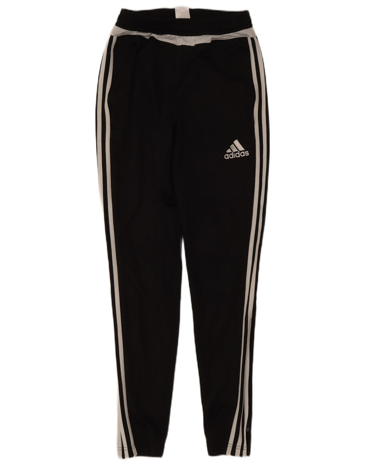 Adidas Hombre Climalite Pantalones De Chándal XS Negro Colorblock Poliéster