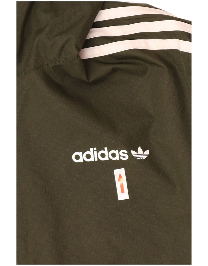Adidas Chaqueta Bomber Reversible con Capucha para Hombre UK 36 Small Caqui Poliéster