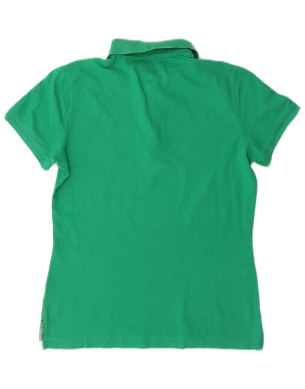 Tommy Hilfiger Polo para mujer UK 40 Algodón verde medio
