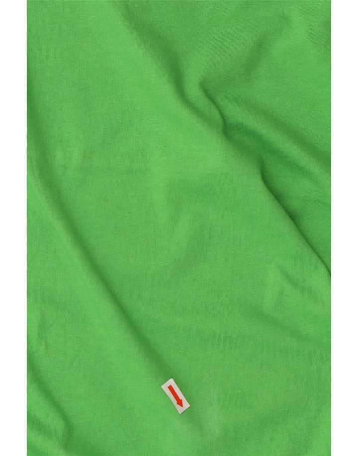 Zara Mujer Camiseta Top UK 46 Large Verde