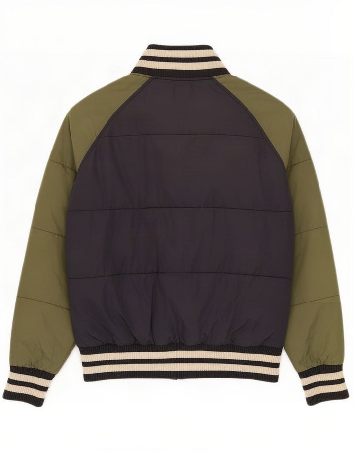 Chaqueta acolchada con gráfico Zara para niño 13-14 años Bloque de color azul marino mediano