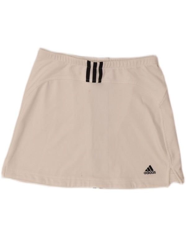 Adidas Falda de tenis Climalite para mujer UK 10 Small White Poliéster