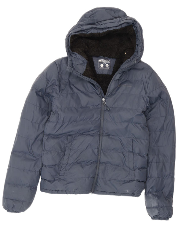 Mountain Warehouse Chaqueta acolchada de sherpa con capucha para hombre UK 34 XS Azul marino