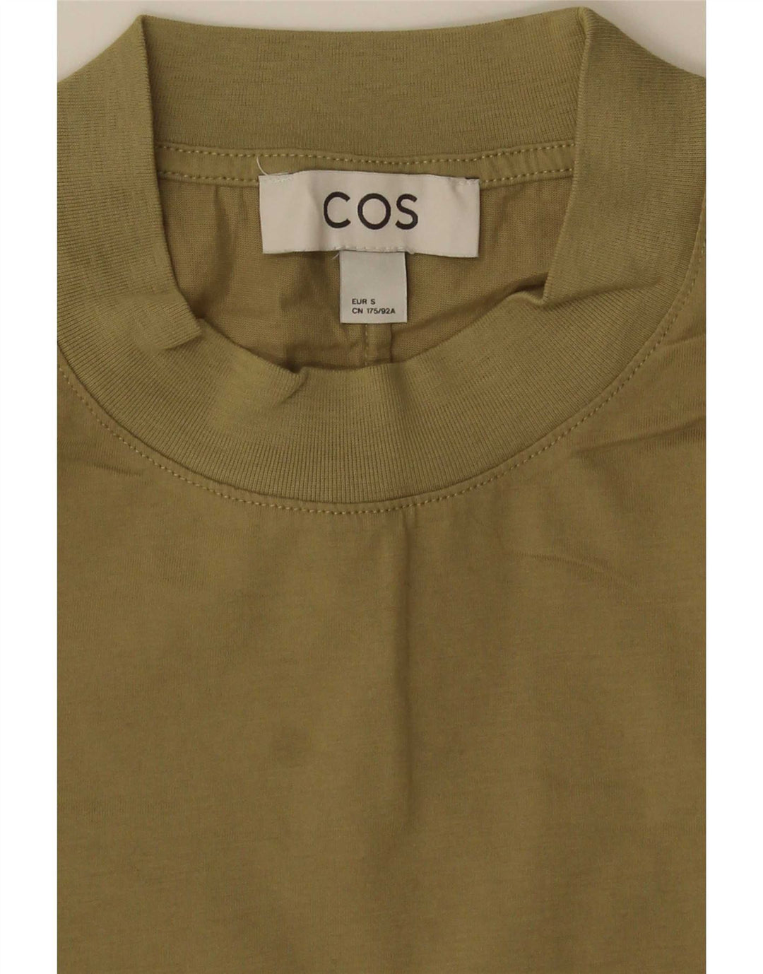 Cos Camiseta para hombre Top Small Khaki