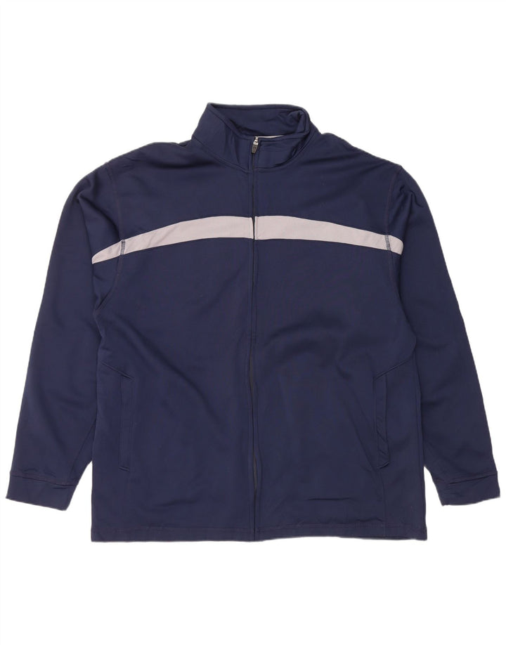 RUSSELL ATHLETIC Chaqueta de chándal para hombre XL Azul marino Colorblock