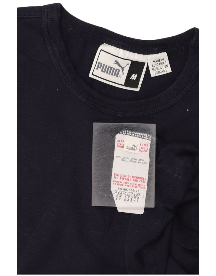 PUMA Camiseta sin mangas para hombre, mediana, azul marino