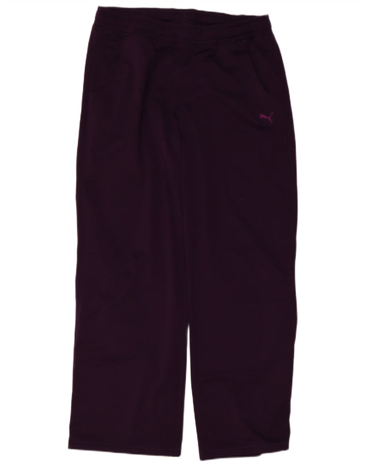 Puma Pantalones de chándal para mujer UK 12 Mediano Púrpura Poliéster