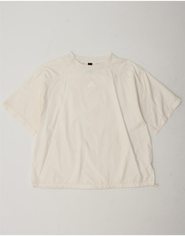 ADIDAS Camiseta para mujer Top UK 40 XL Off White