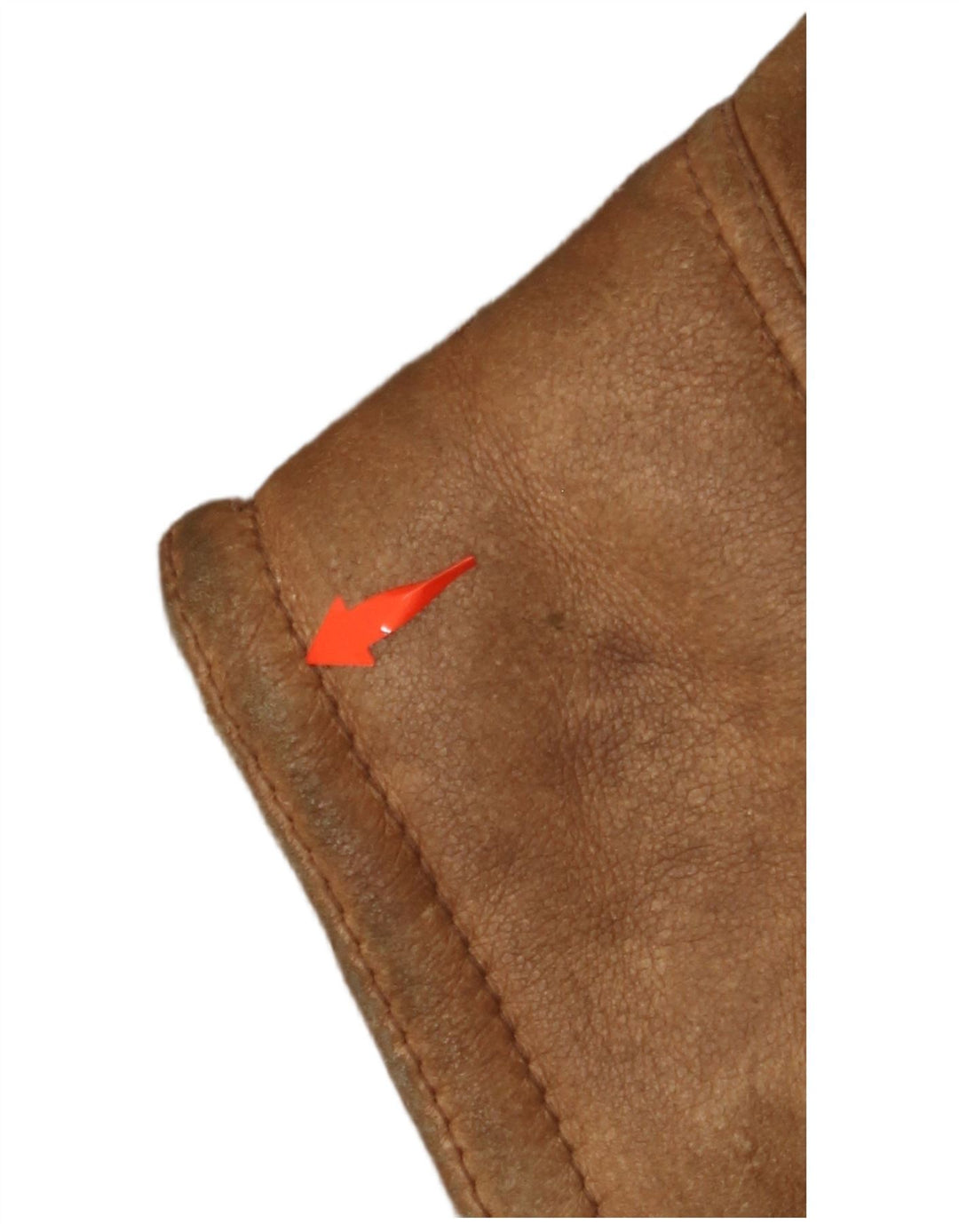 VINTAGE Chaqueta de piel de oveja para hombre Reino Unido 36 Pequeña piel de oveja marrón