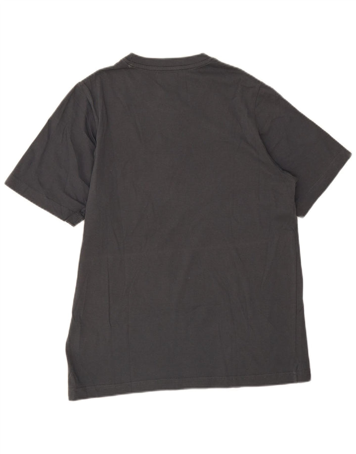 Kappa Hombre Camiseta Gráfica Top Small Gris Algodón