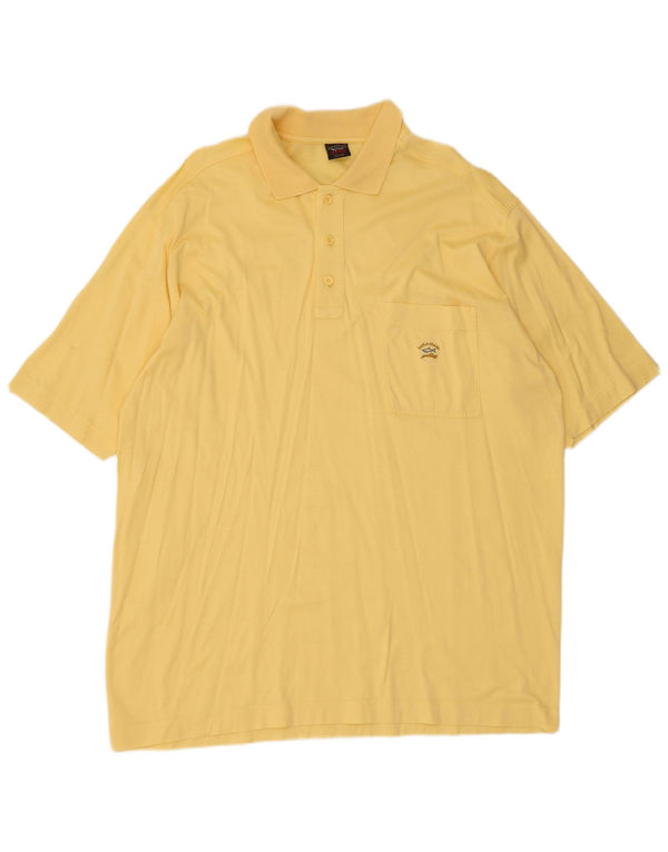 Polo de navegación para hombre Paul & Shark 2XL Amarillo