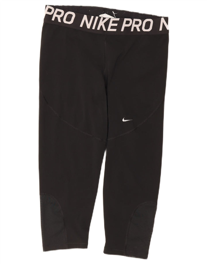 Nike - Leggings capri Dri Fit para mujer, talla 40, XL, poliéster negro