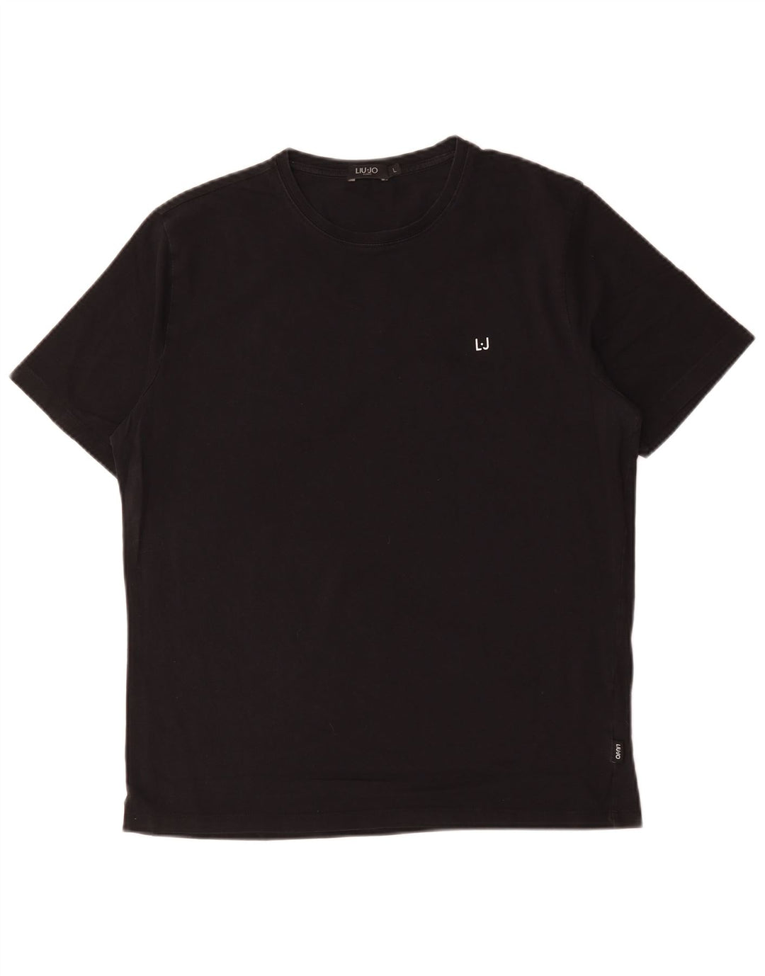Liu Jo - Camiseta para hombre, talla grande, color negro, algodón