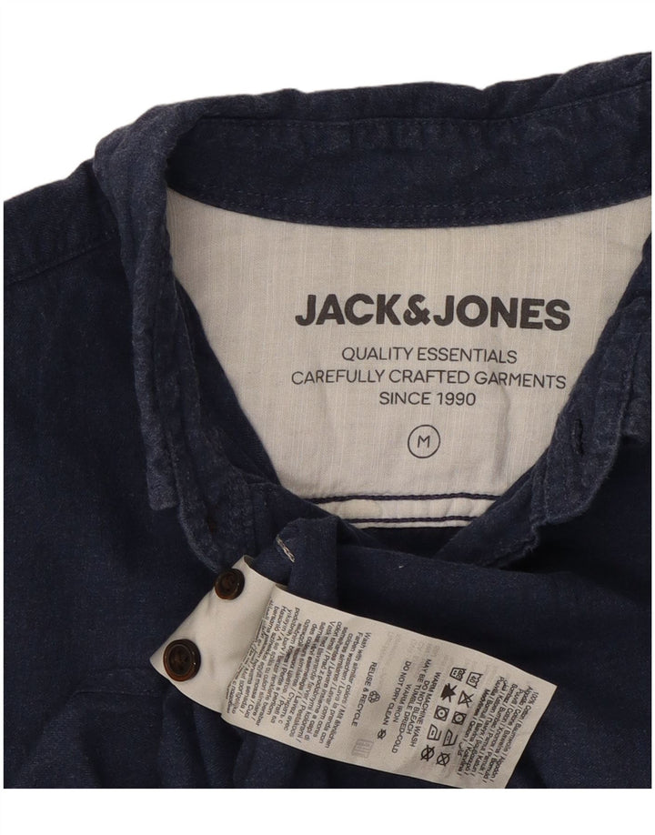 Camisa Jack & Jones Hombre Medium Azul Marino Algodón