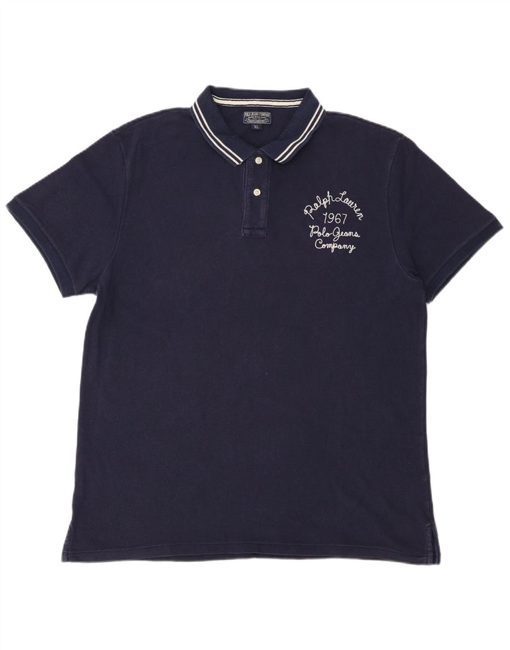 POLO RALPH LAUREN Polo Hombre XL Azul Marino Algodón