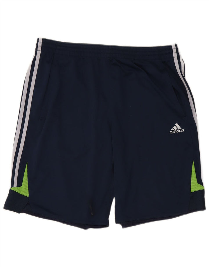 ADIDAS Mens Clima 365 Sport Shorts Grande Azul Marino Colorblock Poliéster