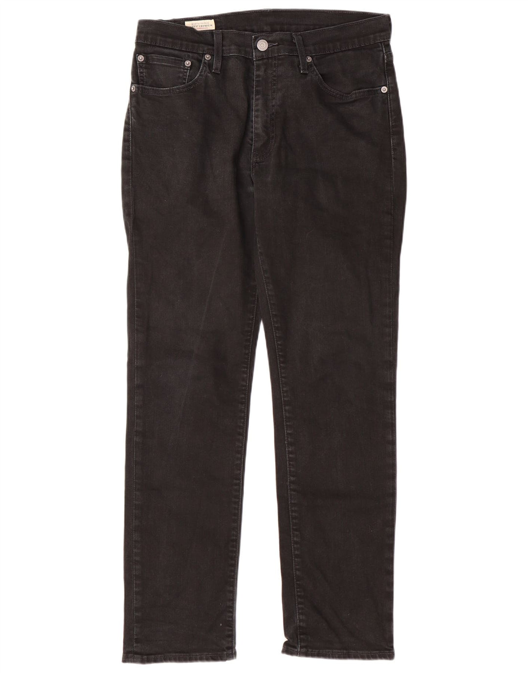 LEVI'S Vaqueros ajustados para hombre W32 L30 Algodón negro